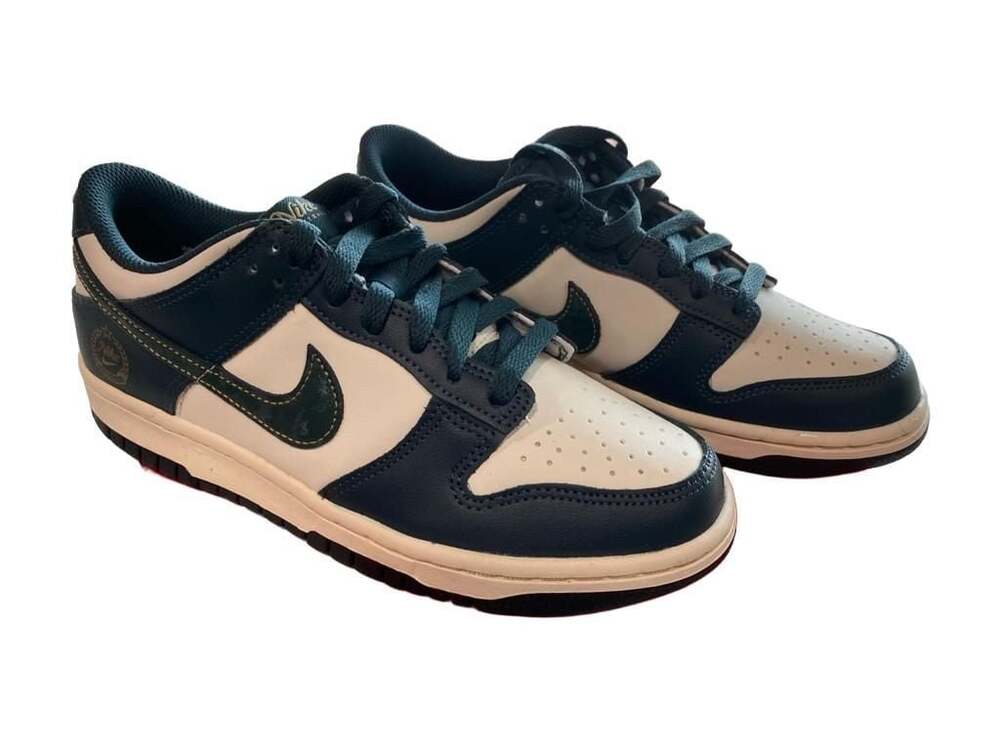 Nike Dunk Low GS Deep Jungle Youth Size Sneakers Shoes FB9109-301 size 5.5